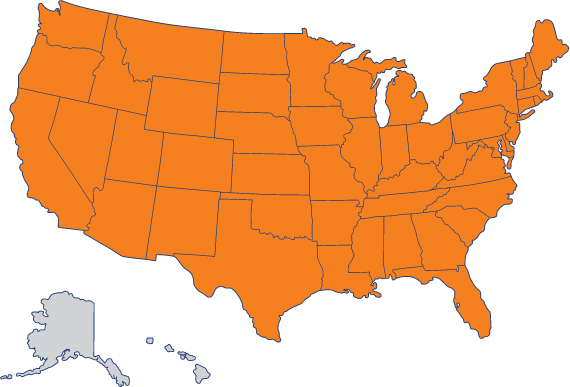 Service Area Map